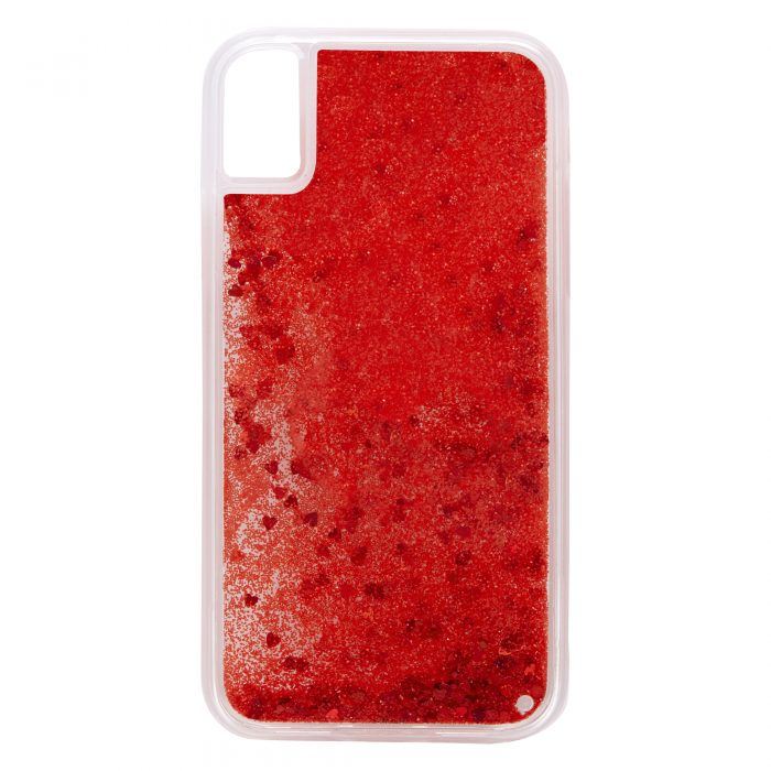 iPhone XR Glitter Case - Red