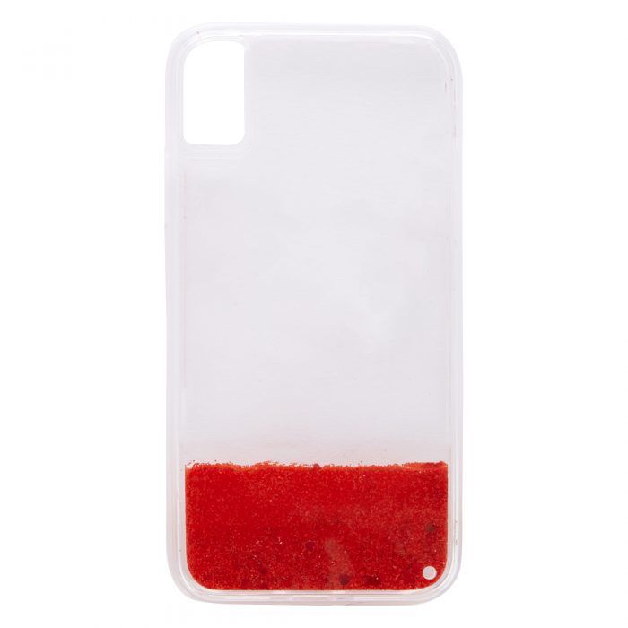 iPhone XR Glitter Case - Red