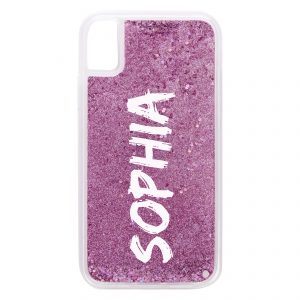 iPhone XR Glitter Case - Purple