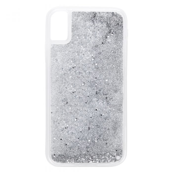 iPhone XR Glitter Case - Silver