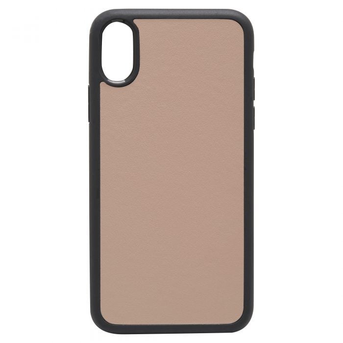 iPhone X/XS Nappa Leather Case - Taupe