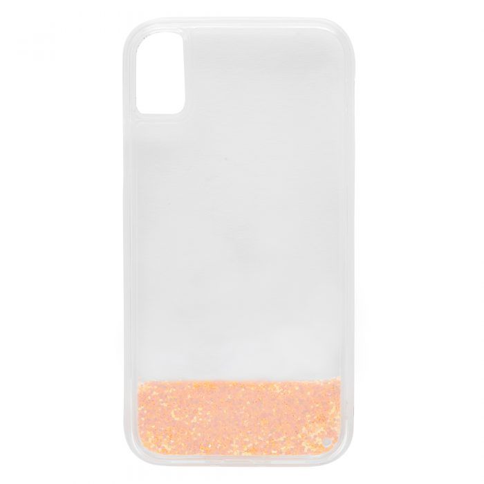 iPhone XR Glitter Case - Fluro Orange