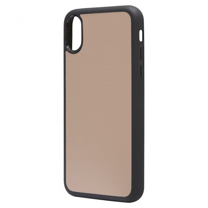 iPhone X/XS Nappa Leather Case - Taupe