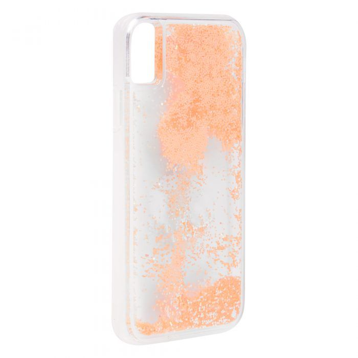 iPhone XR Glitter Case - Fluro Orange