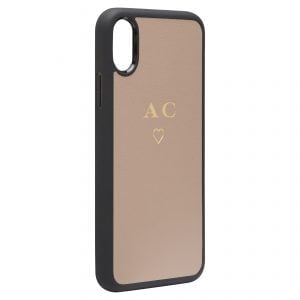 iPhone X/XS Nappa Leather Case - Taupe