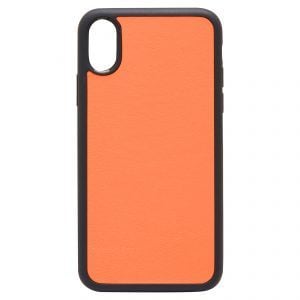 iPhone X/XS Nappa Leather Case - Orange