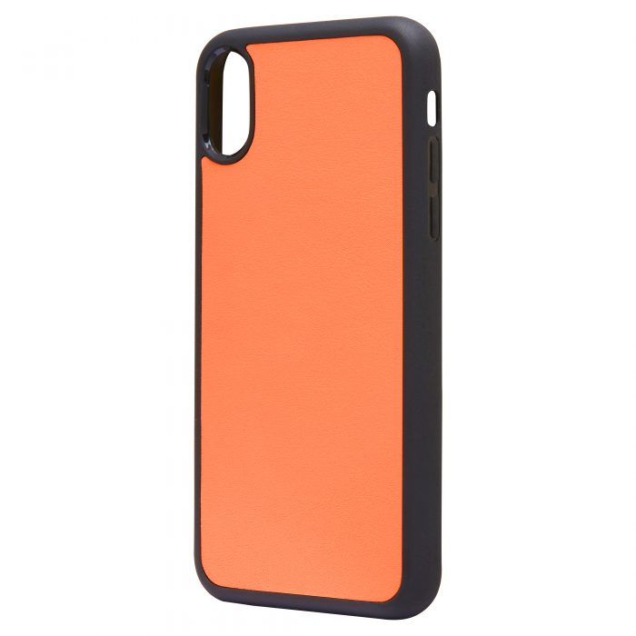 iPhone X/XS Nappa Leather Case - Orange