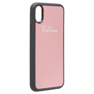 iPhone X/XS Nappa Leather Case - Pink