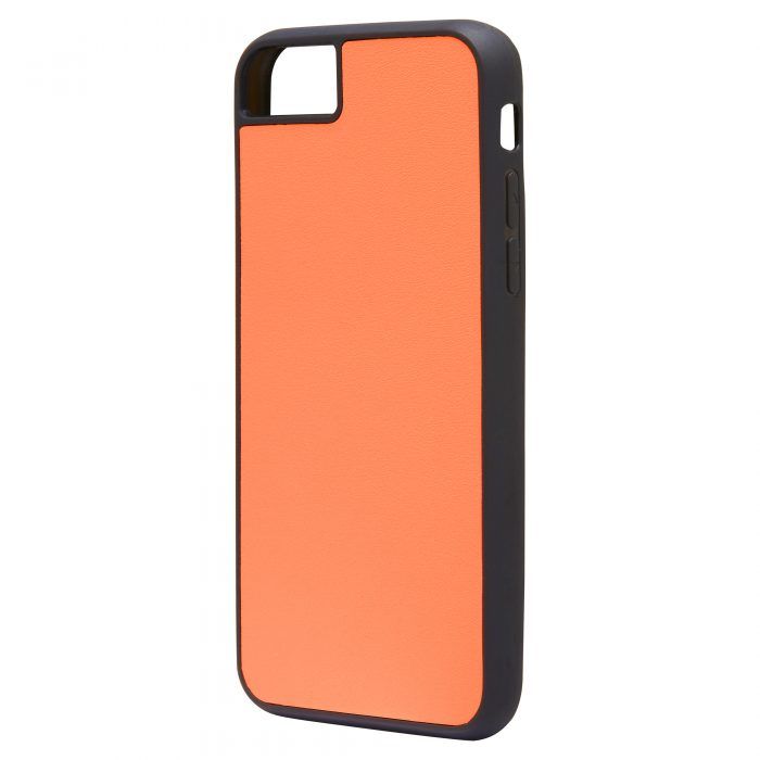 iPhone 7/8 Nappa Leather Case - Orange