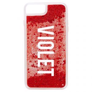 iPhone 7 Plus/8 Plus Glitter Case - Red