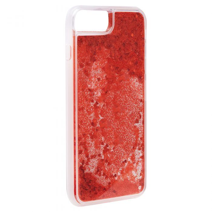 iPhone 7 Plus/8 Plus Glitter Case - Red