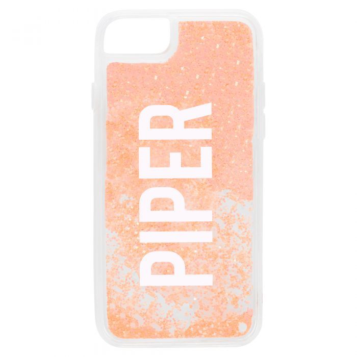 iPhone 7/8 Glitter Case - Orange