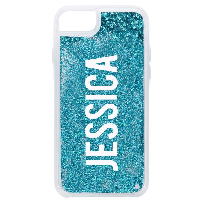 iPhone 7/8 Glitter Case - Blue