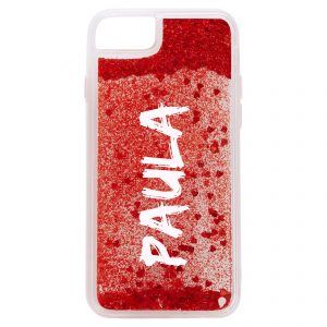 iPhone 7/8 Glitter Case - Red