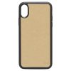 iPhone XR Saffiano Leather Case – Gold