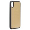 iPhone XR Saffiano Leather Case – Gold