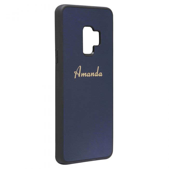 Samsung S9 Nappa Leather Case - Blue