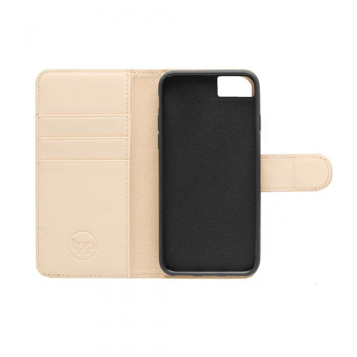 iPhone 6/6S Leather Wallet Case- Nude