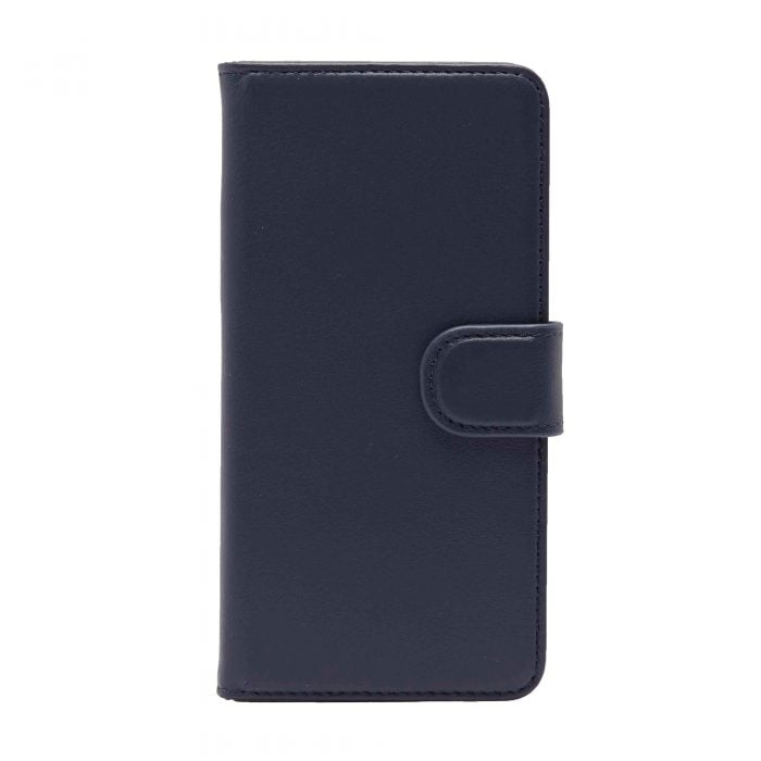 iPhone X/XS Leather Wallet Case- Blue