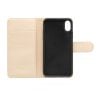 iPhone X/XS Leather Wallet Case- Nude