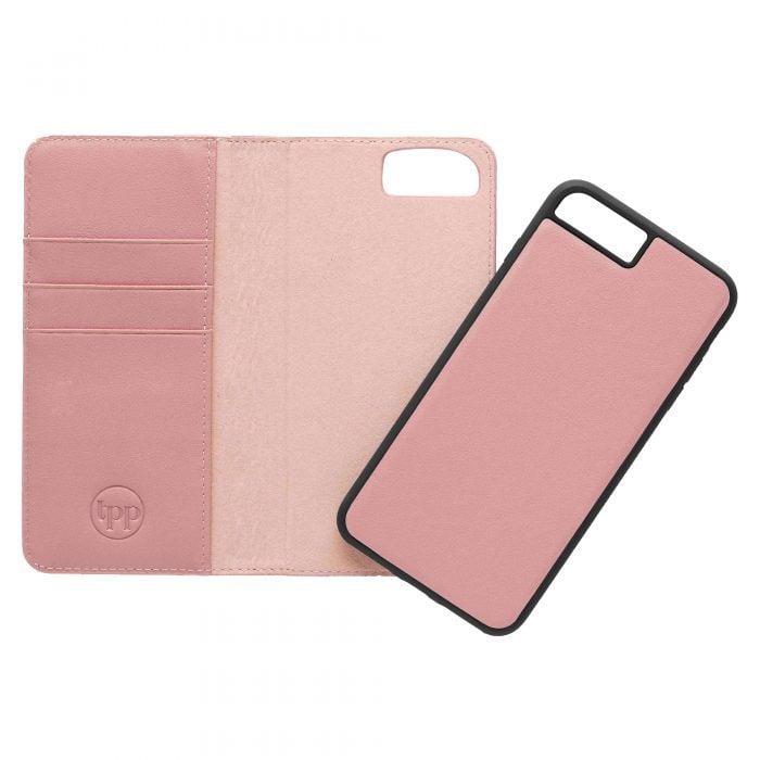 iPhone 7 Plus/8 Plus Leather Wallet Case- Nude