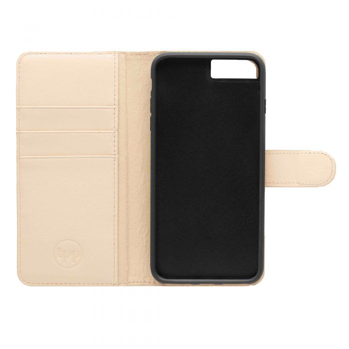 iPhone 7 Plus/8 Plus Leather Wallet Case- Nude