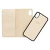 iPhone X/XS Leather Wallet Case- Nude