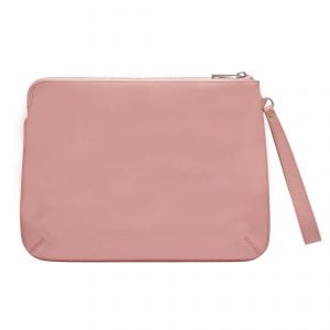 Personalised Leather Pouch Medium - Pink