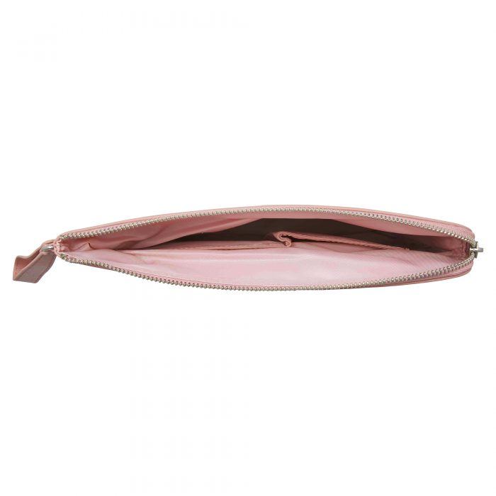 Personalised Leather Pouch Medium - Pink