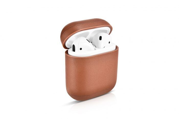 AirPods Leather Case- Tan