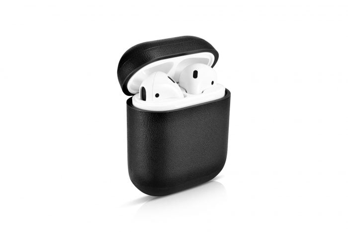 AirPods Leather Case- Black