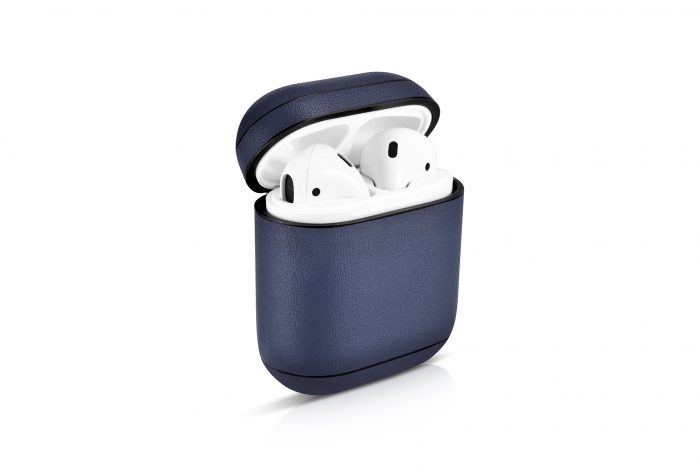 AirPods Leather Case- Navy Blue