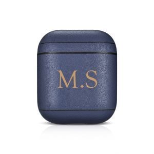 AirPods Leather Case- Navy Blue