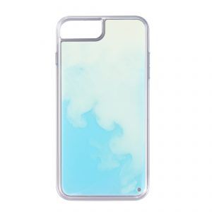 iPhone 6/6S Neon Sand Case- White/Sky Blue