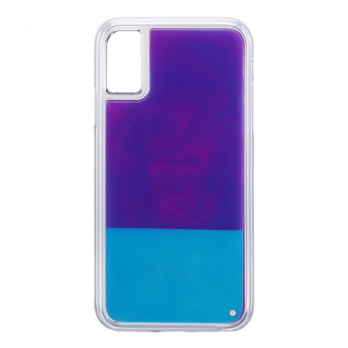 iPhone 6/6S Neon Sand Case- White/Sky Blue