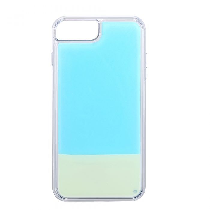 iPhone 6/6S Neon Sand Case- White/Sky Blue