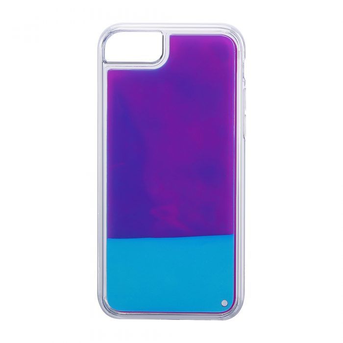 iPhone 6/6S Neon Sand Case- White/Sky Blue