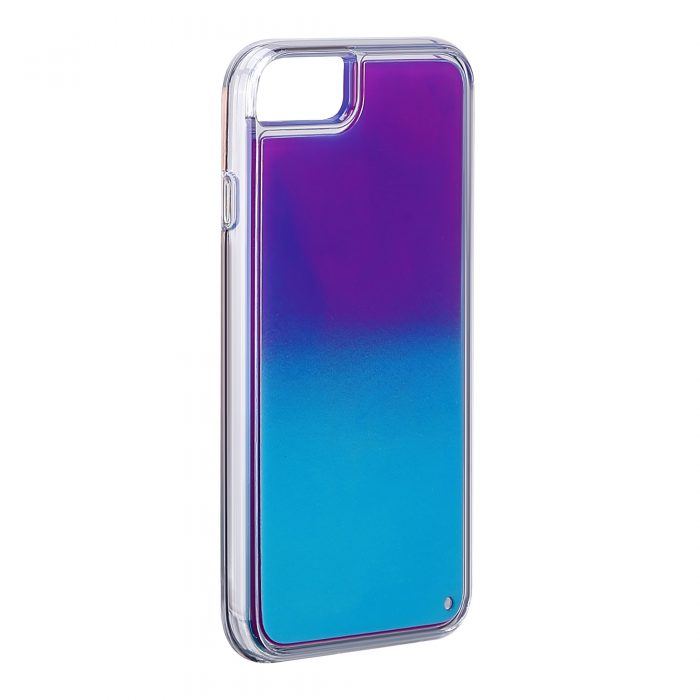 iPhone 6/6S Neon Sand Case- White/Sky Blue