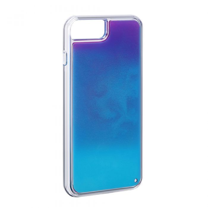 iPhone 6/6S Neon Sand Case- White/Sky Blue