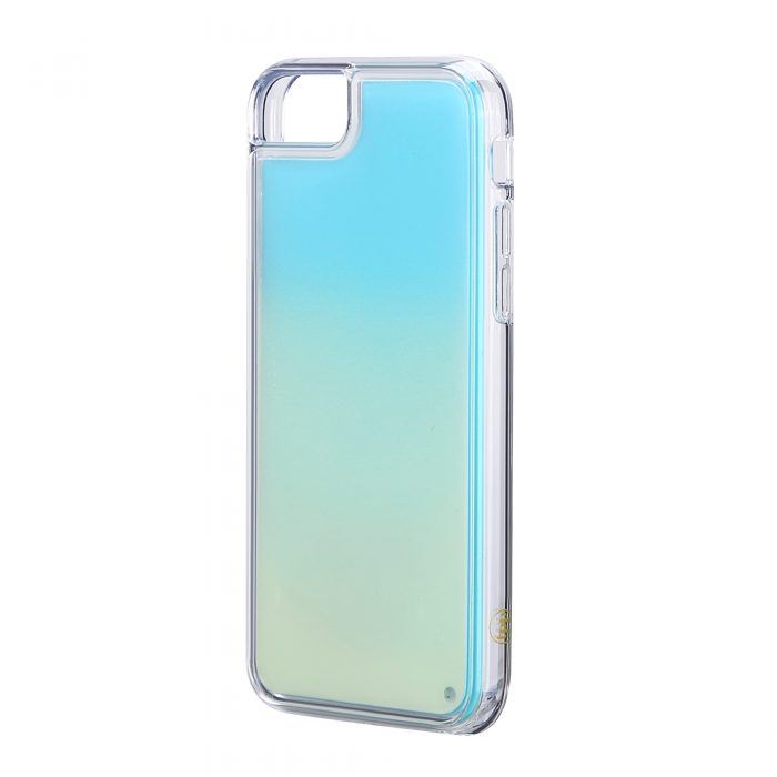 iPhone 6/6S Neon Sand Case- White/Sky Blue