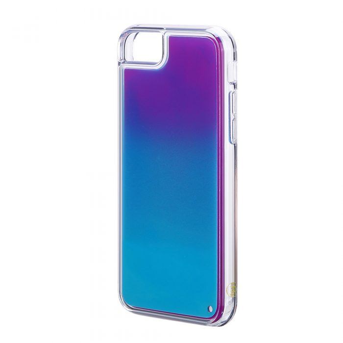 iPhone 6/6S Neon Sand Case- White/Sky Blue