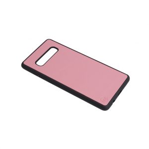 Samsung S10 Nappa Leather Case - Pink