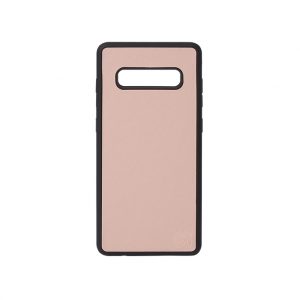 Samsung S10 Nappa Leather Case - Nude