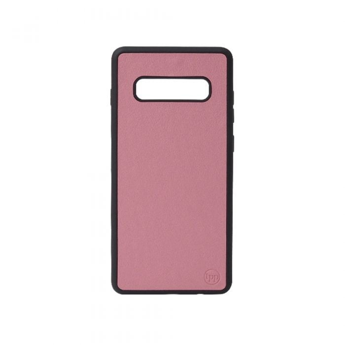 Samsung S10 Nappa Leather Case - Pink