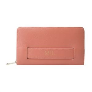 Lifestyle Wallet- Blush Nude (Monogram On Strap)