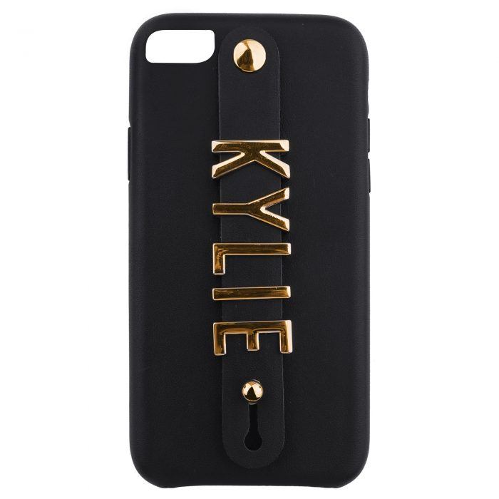 iPhone 6 Plus/6S Plus Letter Strap Case- Black