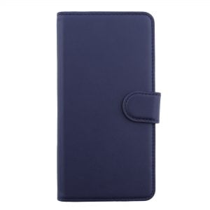 iPhone 11 Leather Wallet Case- Blue