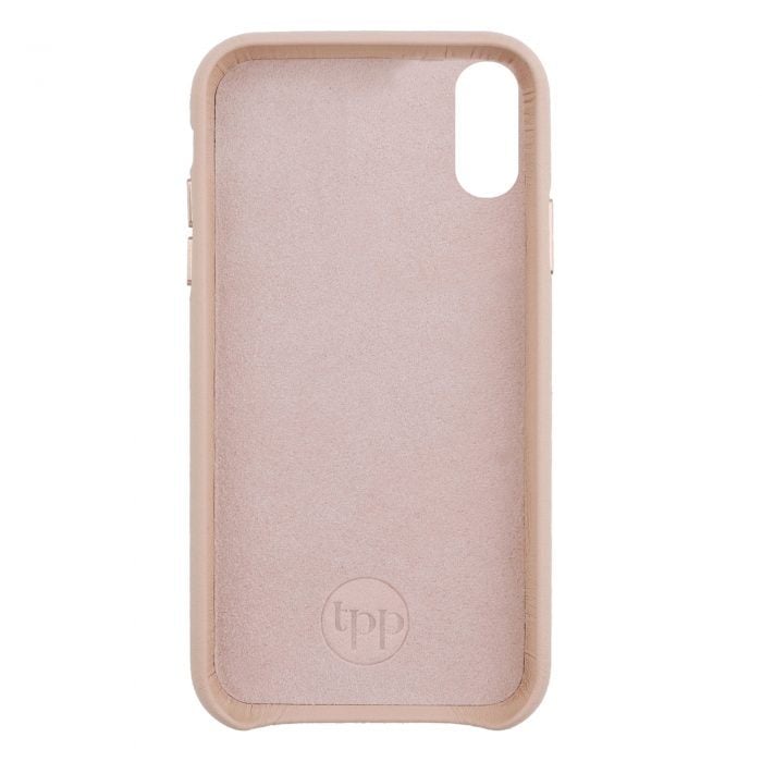 iPhone XS Max Letter Strap Case- Nude