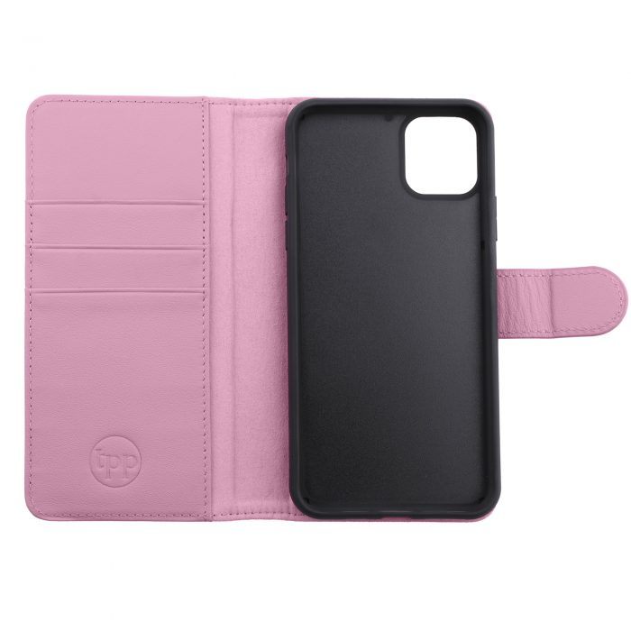 iPhone 11 Pro Max Leather Wallet Case- Pink