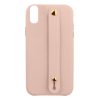 iPhone XR Letter Strap Case- Nude
